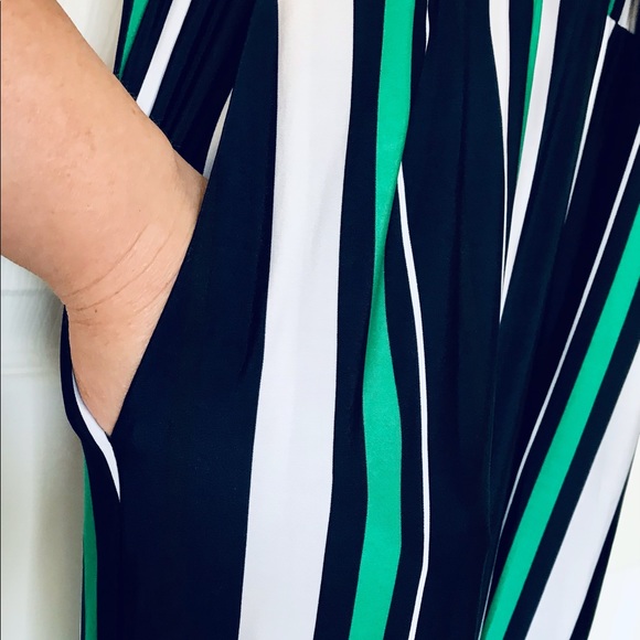 New Nygard navy/jade jumpsuit - Picture 9 of 13